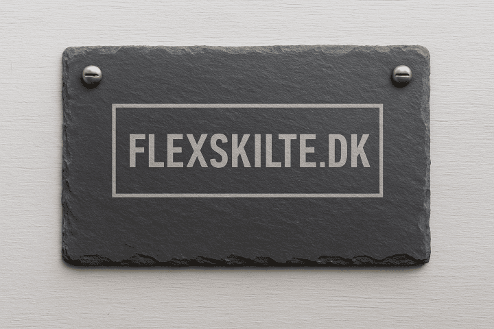 Flexskilte i skiffer