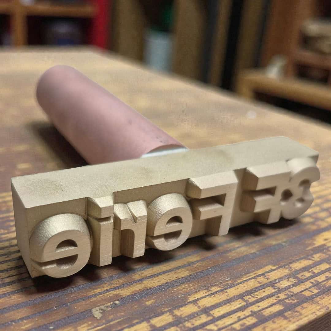 Brandstempel 300 watt logo