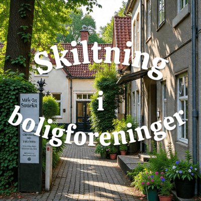 boligforeninger skal have ens skilte