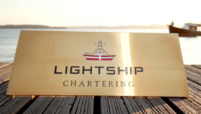 bådskilte navneskilte til skib