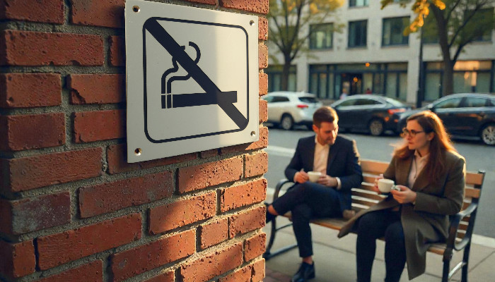 Informationsskilt il boligforeninger infoskilt ingen rygning skilt